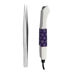 handheld uv lash light with eyelash tweezer